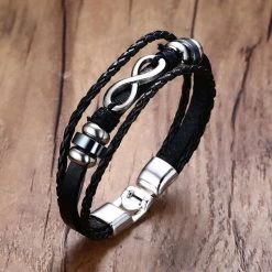 Cradle Of Goth BRACELETS Darkness Infinity Bracelet