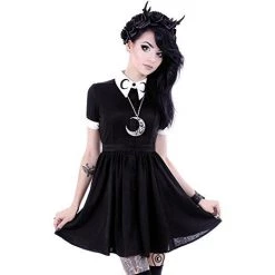 Cradle Of Goth Vintage Goth Uniform Dress (plus Size Available) DRESSES