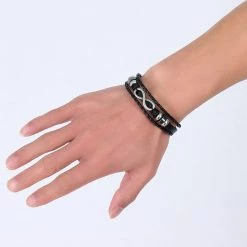 Cradle Of Goth BRACELETS Darkness Infinity Bracelet