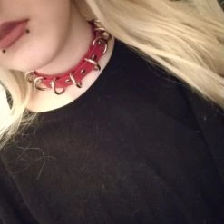 Cradle Of Goth Ring Choker CHOKERS 12 Cradle Of Goth Ring Choker CHOKERS