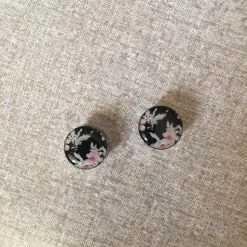 Cradle Of Goth Flowers Of Eternity Plugs EARRINGS 6 Cradle Of Goth Flowers Of Eternity Plugs EARRINGS