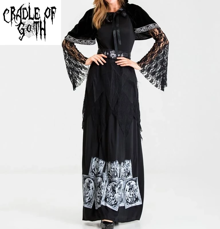 Cradle Of Goth The Tarot Queen Dress DRESSES 1 Cradle Of Goth The Tarot Queen Dress DRESSES