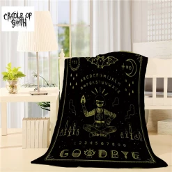 Cradle Of Goth Ouija Blanket BEDROOM