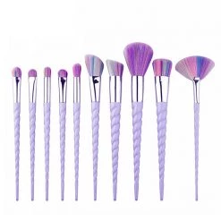 Cradle Of Goth Make Up Unicorn Makeup Brushes Set (10 Pieces, Vegan)