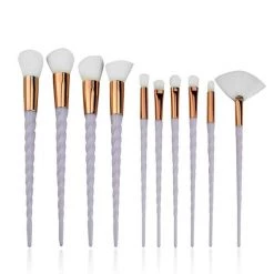 Cradle Of Goth Make Up Unicorn Makeup Brushes Set (10 Pieces, Vegan)