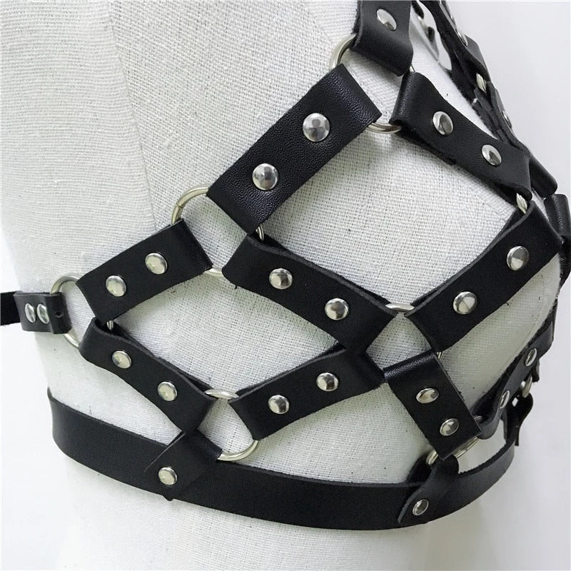 Cradle Of Goth CAGE BRAS & HARNESSES Festival Goth Harnesses (Different Variants) 3 Cradle Of Goth CAGE BRAS & HARNESSES Festival Goth Harnesses (Different Variants)