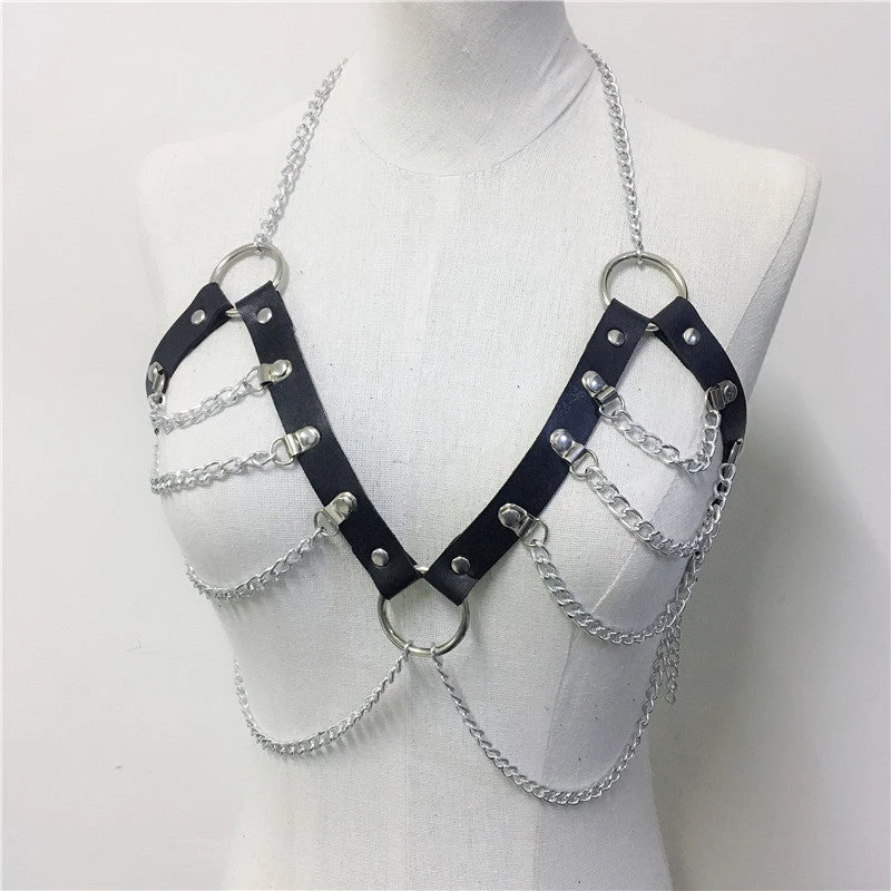 Cradle Of Goth CAGE BRAS & HARNESSES Festival Goth Harnesses (Different Variants) 18 Cradle Of Goth CAGE BRAS & HARNESSES Festival Goth Harnesses (Different Variants)