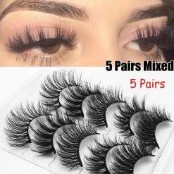 Deals Cradle Of Goth Store 11 Cradle Of Goth 5 Pairs 3D Eyelashes (Cruelty-Free) Make Up