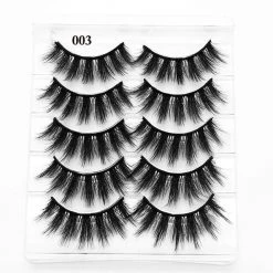 Cradle Of Goth 5 Pairs 3D Eyelashes (Cruelty-Free) Make Up