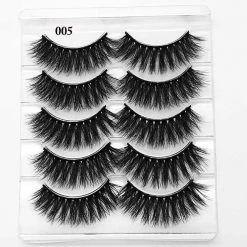 Cradle Of Goth 5 Pairs 3D Eyelashes (Cruelty-Free) Make Up