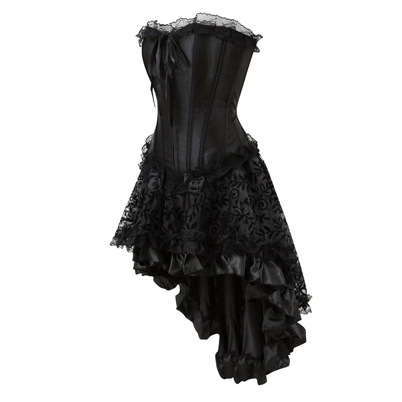 Cradle Of Goth DRESSES Black Rose Dress 2 Cradle Of Goth DRESSES Black Rose Dress