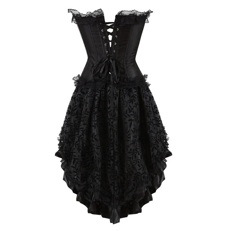 Cradle Of Goth DRESSES Black Rose Dress 7 Cradle Of Goth DRESSES Black Rose Dress