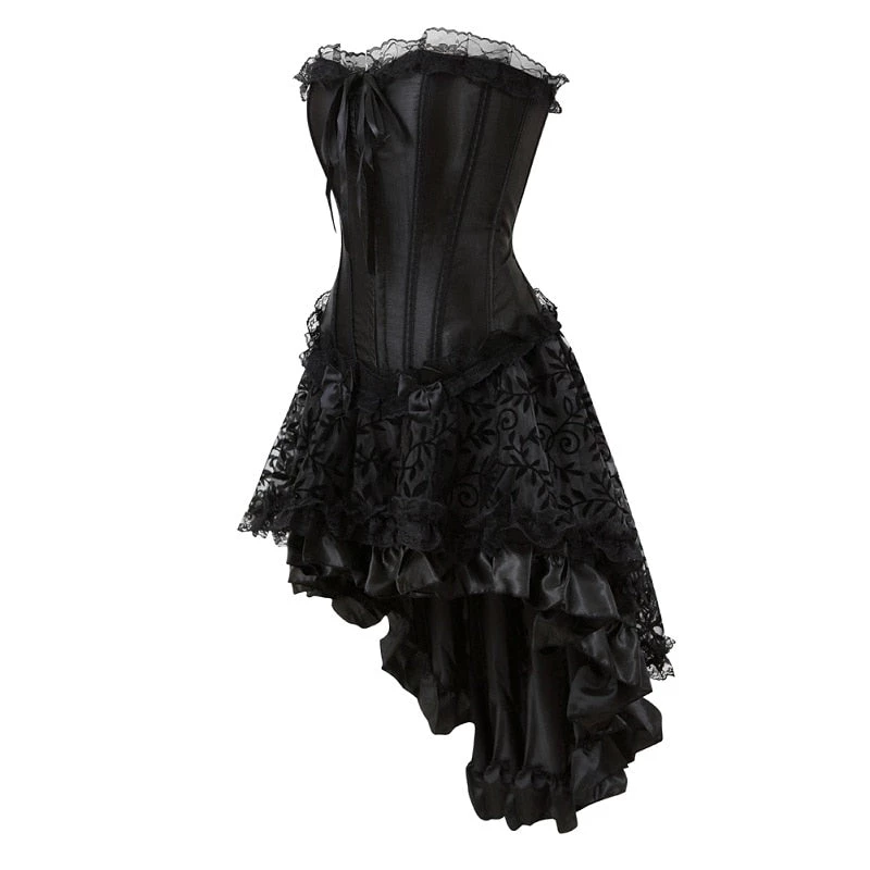 Cradle Of Goth DRESSES Black Rose Dress 3 Cradle Of Goth DRESSES Black Rose Dress
