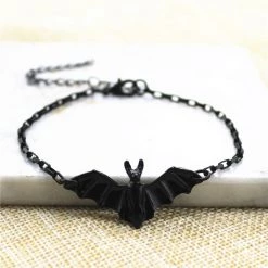 Cradle Of Goth NECKLACES Batty Set (Necklace, Ring, Bracelet And Earrings)