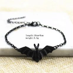 Cradle Of Goth NECKLACES Batty Set (Necklace, Ring, Bracelet And Earrings)