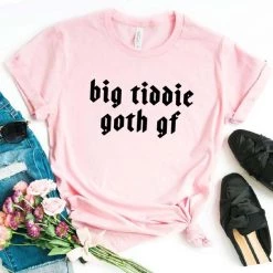 Cradle Of Goth SHIRTS Big Tiddie Goth Gf T-shirt