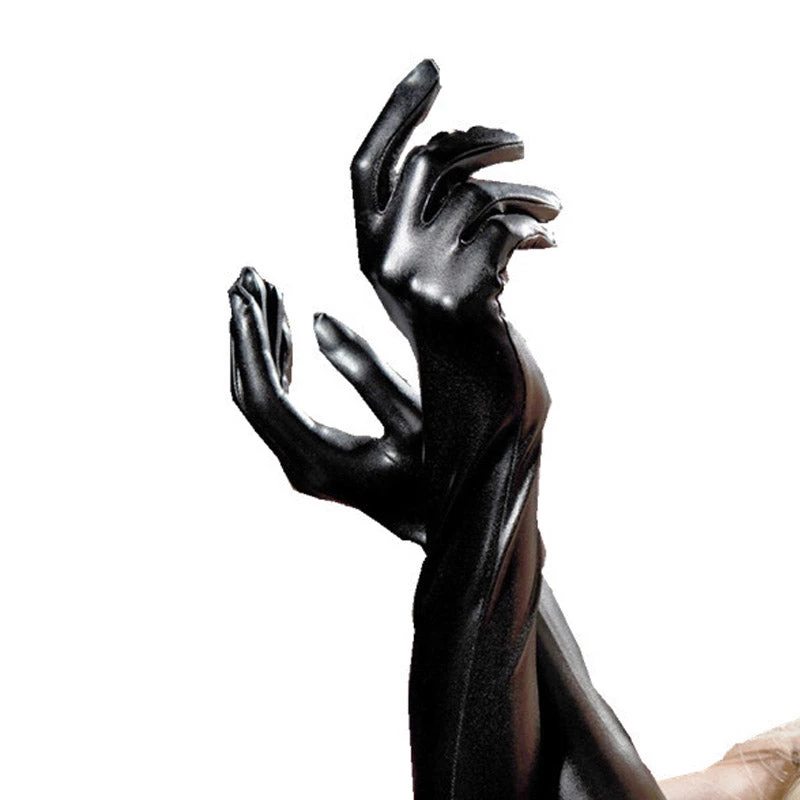 Cradle Of Goth Wet Look Long Gloves LINGERIE 2 Cradle Of Goth Wet Look Long Gloves LINGERIE