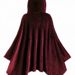 Cradle Of Goth Velvet Poncho (plus Sizes Available) HOODIES & SWEATERS