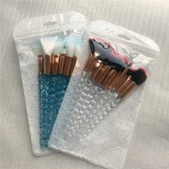Cradle Of Goth Make Up Unicorn Makeup Brushes Set (10 Pieces, Vegan)
