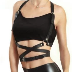 Cradle Of Goth LINGERIE Military Seductress Garters (Handmade & Vegan)