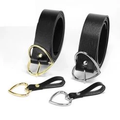 Cradle Of Goth Heart-Shaped Belt