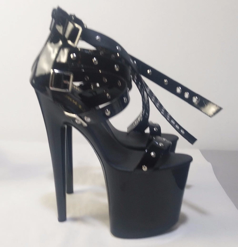 Cradle Of Goth 8 Inch Stiletto Sandals 5 Cradle Of Goth 8 Inch Stiletto Sandals