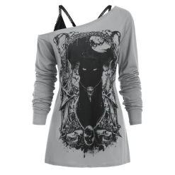 Cradle Of Goth Black Cat Shirt