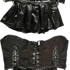 Cradle Of Goth Corset And Mini Skirt Combo (Plus Sizes Available) LINGERIE