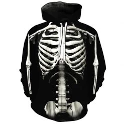Cradle Of Goth Skeleton Hoodie (Male Version)