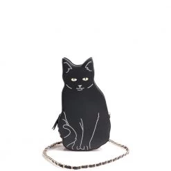 Cradle Of Goth BAGS Black Cat Purse (Handmade & Vegan)