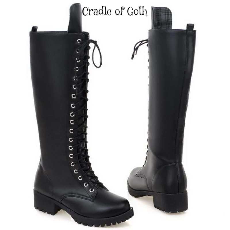 Cradle Of Goth Gothic Platform Lace Up Shoes 1 Cradle Of Goth Gothic Platform Lace Up Shoes