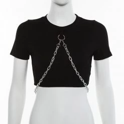 Cradle Of Goth Chained Goth Top SHIRTS