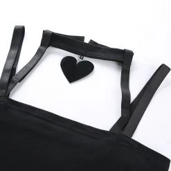 Cradle Of Goth SHIRTS Heart Choker Tank Top