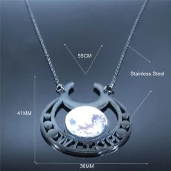 Cradle Of Goth Moon Cycle Necklace NECKLACES
