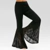 Cradle Of Goth Gothic Flare Pants