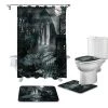 Cradle Of Goth Horror Shower Curtain And Rug Set BATH