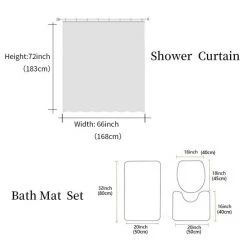 Cradle Of Goth Horror Shower Curtain And Rug Set BATH 31 Cradle Of Goth Horror Shower Curtain And Rug Set BATH