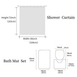 Cradle Of Goth Horror Shower Curtain And Rug Set BATH 37 Cradle Of Goth Horror Shower Curtain And Rug Set BATH