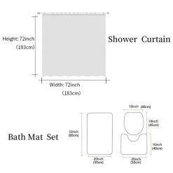 Cradle Of Goth Horror Shower Curtain And Rug Set BATH 32 Cradle Of Goth Horror Shower Curtain And Rug Set BATH