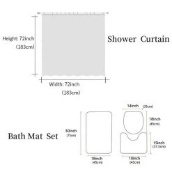 Cradle Of Goth Horror Shower Curtain And Rug Set BATH 29 Cradle Of Goth Horror Shower Curtain And Rug Set BATH