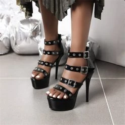 Cradle Of Goth SHOES Don't Mess With Me Heels