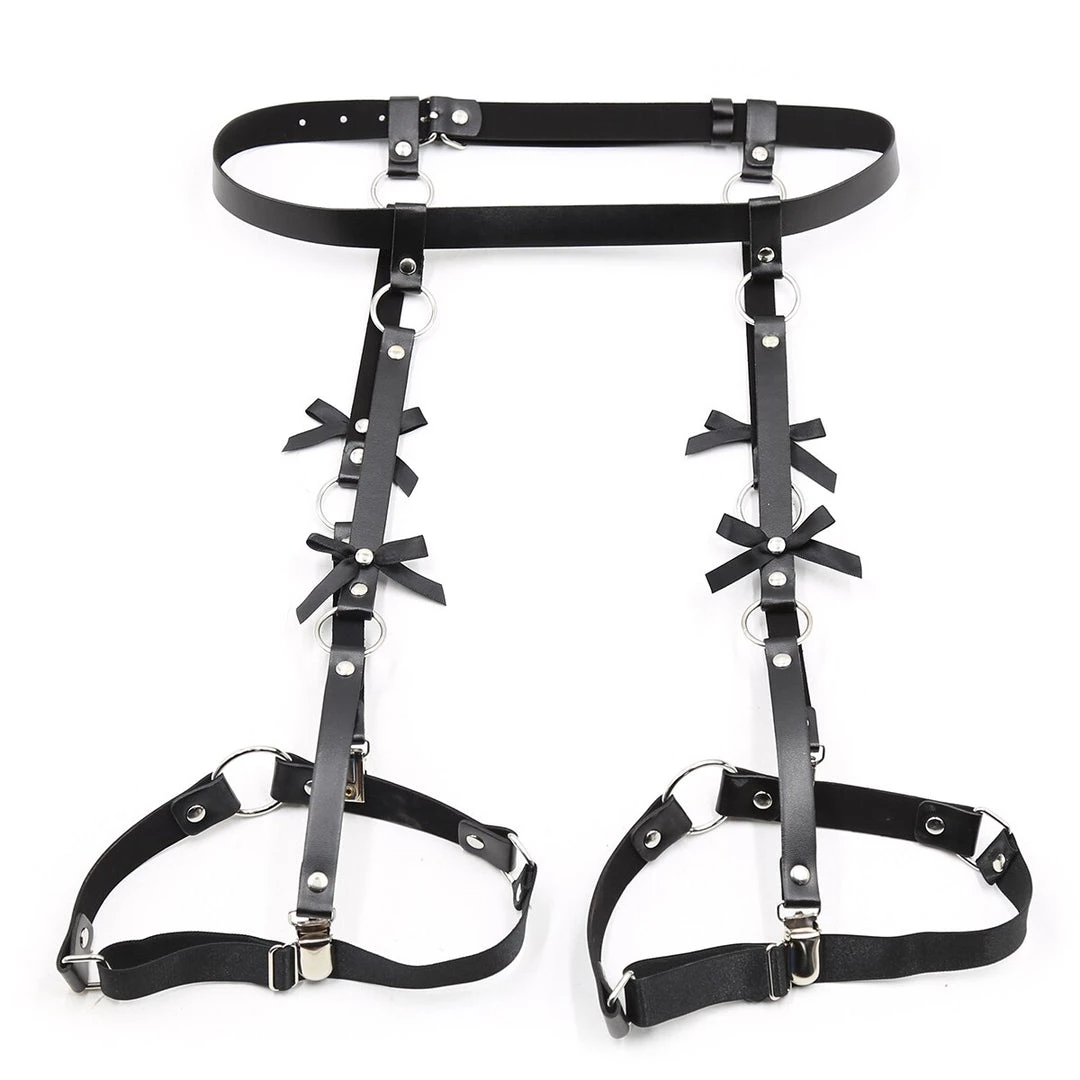 Cradle Of Goth Garter Belt (Vegan Leather) LINGERIE 6 Cradle Of Goth Garter Belt (Vegan Leather) LINGERIE