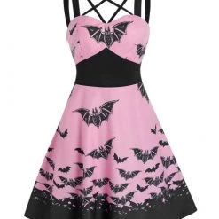 Cradle Of Goth Bat Queen Dress