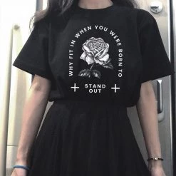 Cradle Of Goth SHIRTS Born To Stand Out T-Shirt