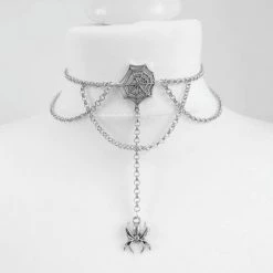 Cradle Of Goth Black Widow Necklace NECKLACES