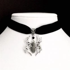 Cradle Of Goth CHOKERS Gothic Spider Choker