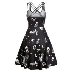 Cradle Of Goth DRESSES The Festive Spook Dress