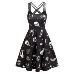 Cradle Of Goth DRESSES The Festive Spook Dress