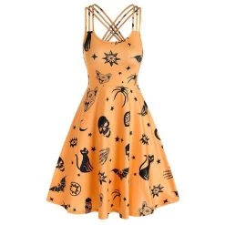 Cradle Of Goth DRESSES The Festive Spook Dress