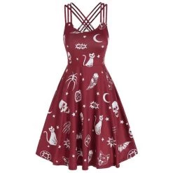 Cradle Of Goth DRESSES The Festive Spook Dress